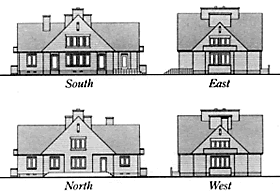 高級輸入住宅 フォレストバーグの外観図